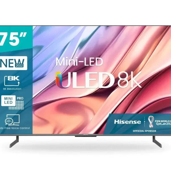 Hisense 75 Inch Smart 75U80H Android ULED 8K HDR Frameless U7 TV