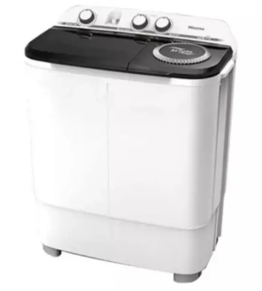 Hisense 8.5Kg Semi-Automatic 8SE801S White twin-tub Washing Machine