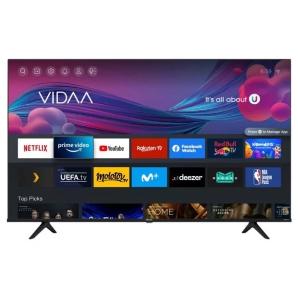 Vision Plus 50-Inch VP8850KV 4K VIDAA Smart Tv