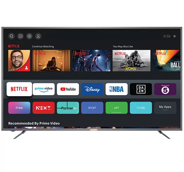 Vision Plus 75-Inch VP8875KV 4K VIDAA Smart Tv